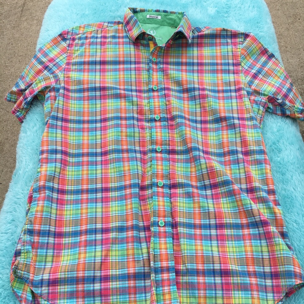 Bugatchi plaid shirt